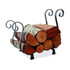 Sleigh Fireplace Log Rack HS
