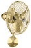 Bruna Parede wall fan in Brushed Brass finish.