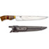 10" Traditional Line Stainless Steel Knife 5mm with Wooden Handle w/Case