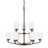 Capital Lighting 9 Light Chandelier