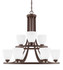 Capital Lighting 9 Light Chandelier