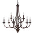 Capital Lighting 9 Light Chandelier