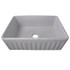 Nantucket Sinks 30-Inch Farmhouse Fireclay Sink with Pietra Sarda Finish