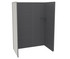 Utile 6032 Composite Direct-to-Stud Three-Piece Alcove Shower Wall Kit in Erosion Charcoal