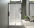 Halo Pro 44 ½-47 x 78 ¾ in. 8mm Sliding Shower Door for Alcove Installation with Clear glass in Matte Black