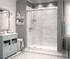 Zone Square 60 x 32 Acrylic Alcove or Corner Shower Base with Left-Hand Drain in White