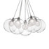 KUZCO Lighting CH3117 Bolla - 20W LED Chandelier-18 Inches Tall and 16.5 Inches Wide,