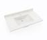 CV1B2237 Contour 22 x 37 Single Bowl Vanity Top in Carrara