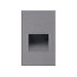 KUZCO Lighting ER3005-GY Sonic - 4W LED Outdoor Step Light-5 Inches Tall and 3 Inches Wide, Finish Color: Gray