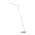 KUZCO Lighting FL25558-BN Miter - 11W LED Floor Lamp-55.5 Inches Tall and 9.88 Inches Wide, Finish Color: Brushed Nickel