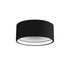 KUZCO Lighting FM10205-BK Lucci - 15W LED Flush Mount-2 Inches Tall and 4.75 Inches Wide, Finish Color: Black