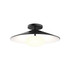 KUZCO Lighting FM22815-BK/WH Cruz - 13W LED Flush Mount-6.38 Inches Tall and 15 Inches Wide, Finish Color: Black/White