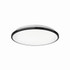 KUZCO Lighting FM43311-BK Brook - 17W LED Flush Mount-2.25 Inches Tall and 11.13 Inches Wide, Finish Color: Black