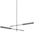 KUZCO Lighting MP316402UBMS Astrid - 31.38 Inch 12W 1 LED Pendant, Urban Bronze Finish with Clear Glass with Metal Shade