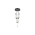 KUZCO Lighting MP75113-BK Motif - 53W 13 LED Pendant-13 Inches Tall and 12.75 Inches Wide, Finish Color: Black