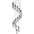 KUZCO Lighting PD4418-CH Champagne - 144W LED Pendant-31.75 Inches Tall and 23.63 Inches Wide,