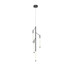 KUZCO Lighting PD74738-BK Motif - 17W 3 LED Pendant-37.63 Inches Tall and 10.25 Inches Wide,