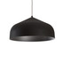 KUZCO Lighting PD9117-BK/BK Helena - 38W LED Dome Pendant-9.25 Inches Tall and 16.88 Inches Wide, Finish Color: Black/Black