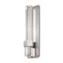 KUZCO Lighting WS54615-BN Warwick - 11W LED Wall Sconce-15 Inches Tall and 4.5 Inches Wide, Finish Color: Brushed Nickel