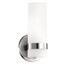 KUZCO Lighting WS9809-BN Milano - 9W LED Wall Sconce-9.75 Inches Tall and 4.75 Inches Wide, Finish Color: Brushed Nickel