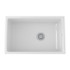 Allia 32" Fireclay Single Bowl Undermount Kitchen Sink White