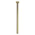 24" Ceiling Mount Shower Arm Unlacquered Brass