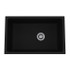 Allia 32" Fireclay Single Bowl Undermount Kitchen Sink Satin Black