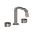 Eclissi Widespread Lavatory Faucet With U-Spout Satin Nickel