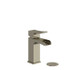 Zendo Single Handle Lavatory Faucet With Trough Brushed Nickel