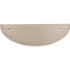 Half Circle Backplate 3 1/2" (c-c) - Brushed Satin Nickel