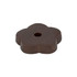 Aspen Flower Backplate 1" - Mahogany Bronze