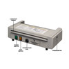 LA-7020E 12" Heavy Duty Pouch Laminator Arrow View