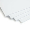 (10) 24" x 18" 4 mm White Fluted Corrugated Plastic