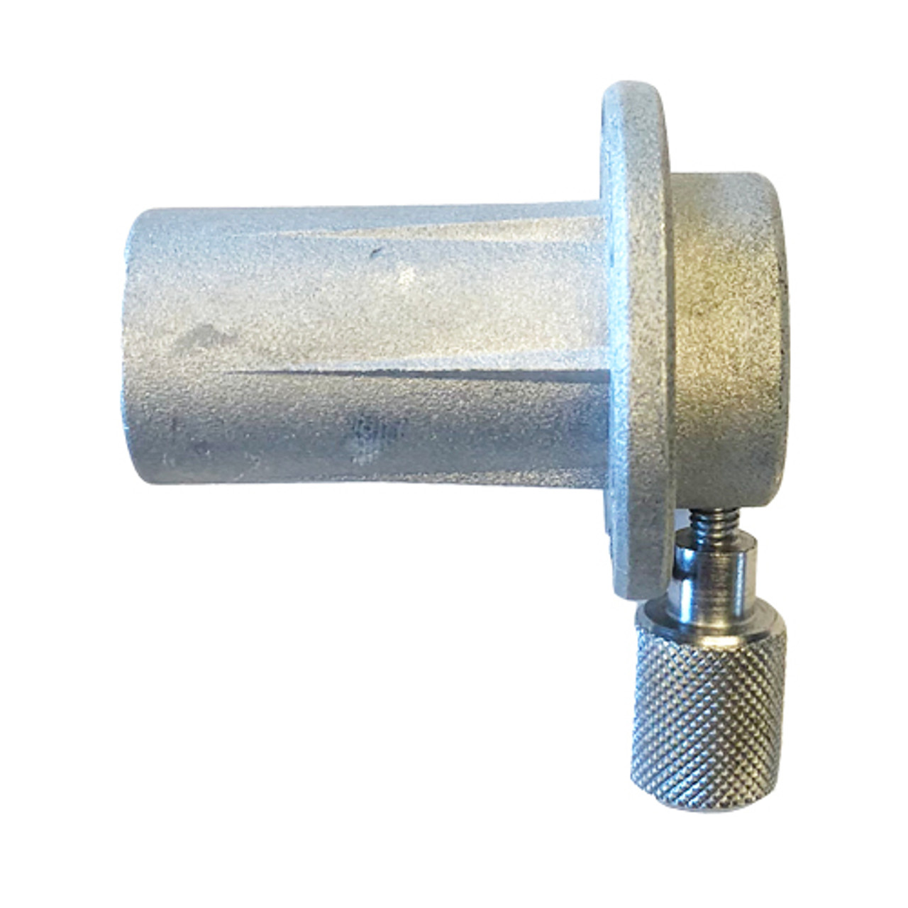 132600145 1" Core Adapter for 1/2" Hex Mandrel w/Lock Down Bolt Side View