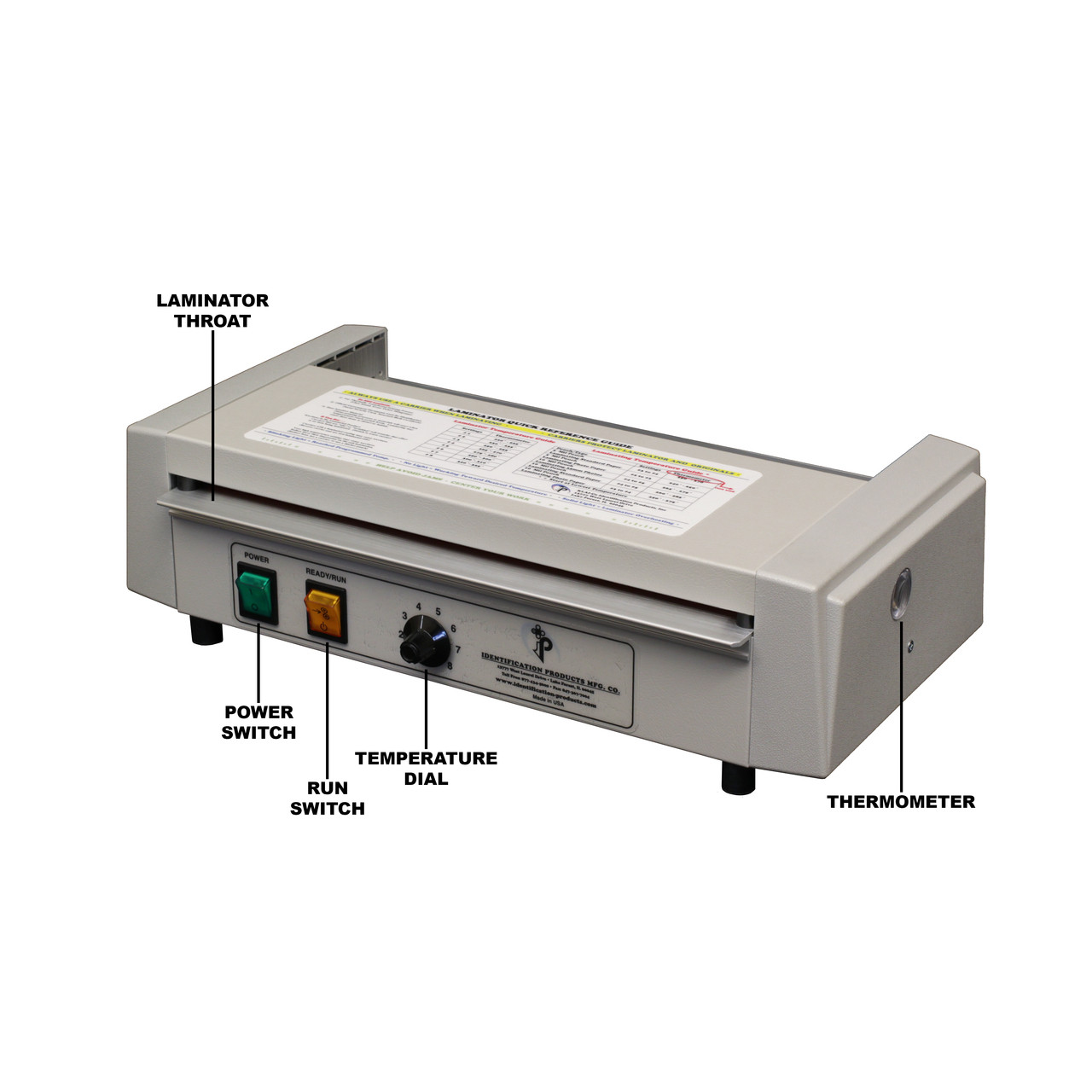 LA-7020E 12" Heavy Duty Pouch Laminator Arrow View
