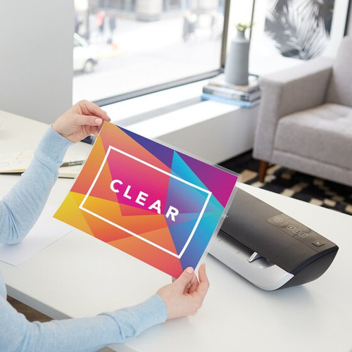 GBC Crystal Clear 10 Mil Legal Size Laminating Pouches