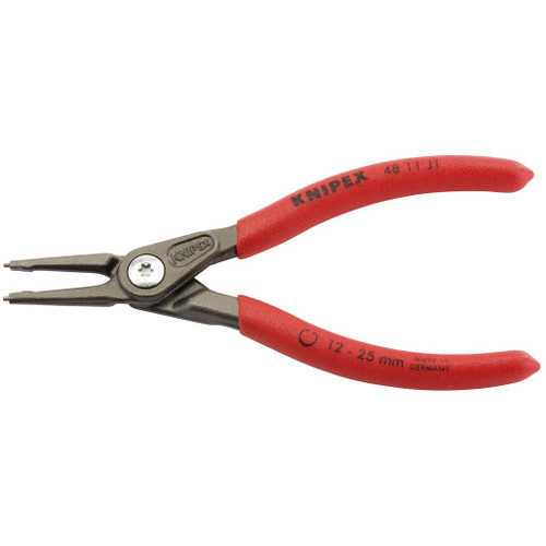 Knipex 48 11 J1 140mm Internal Straight Tip Circlip Pliers, 12 - 25mm Capacity - 75078_48-11-J1.jpg