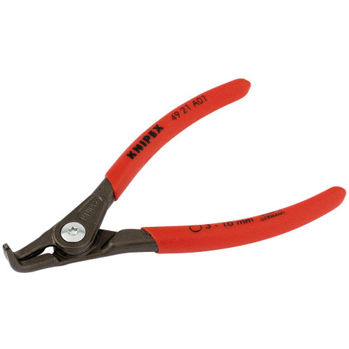 Knipex 49 21 A01 90° External Straight Tip Circlip Pliers, 3 - 10mm Capacity, 130mm - 75093_49-21-A01.jpg