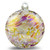 Red Yellow White Twist Iridized  4 Inch