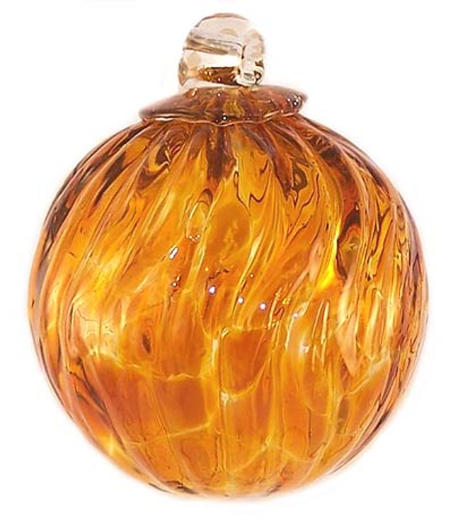 Vintage German glass kugel ornament