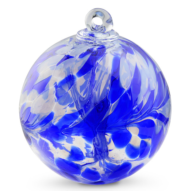 Witch Ball "Delft Blue"