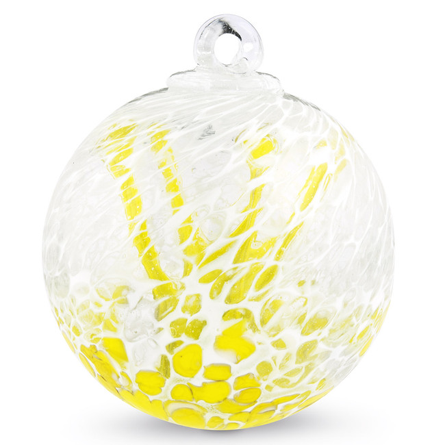 Veiled Witch Ball "Canary Yellow"