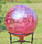 Glass Gazing Ball "Tea Rose" 12 Inch