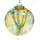 Small Witch Ball Turquoise and Old Gold