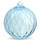 Diamond Optic Friendship Ball, Copper Blue (6 inch)