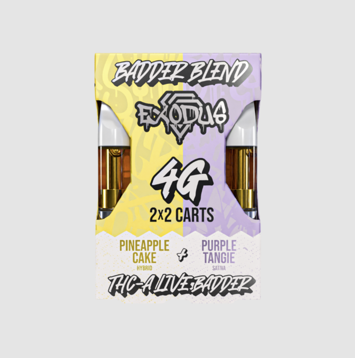 Exodus Badder Blend 4g 2 x 2 Vape Cartridges - Cloud City Vapes