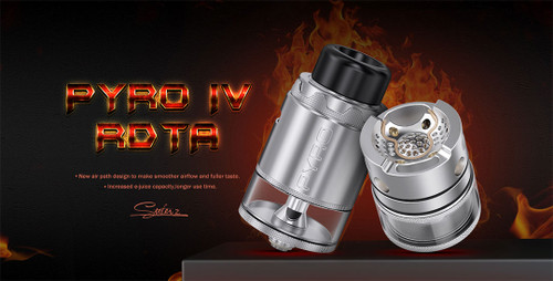 Vapesoon Glass Tank for Vandy Vape Pyro V4 RDTA