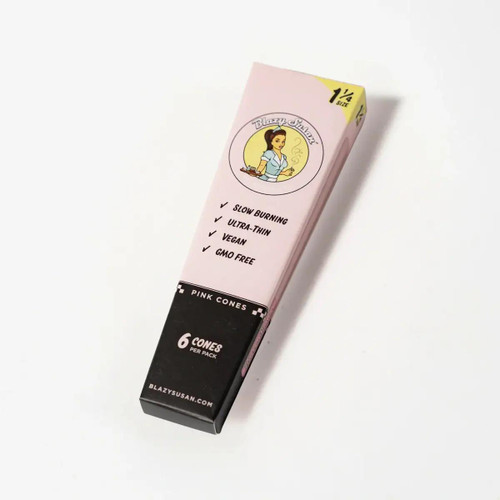 Blazy Susan Pre Rolled Pink Cones 1-1/4 Size (6ct)