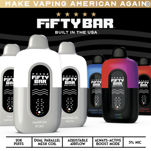 Beard Fifty Bar 20k Disposable 5% Device