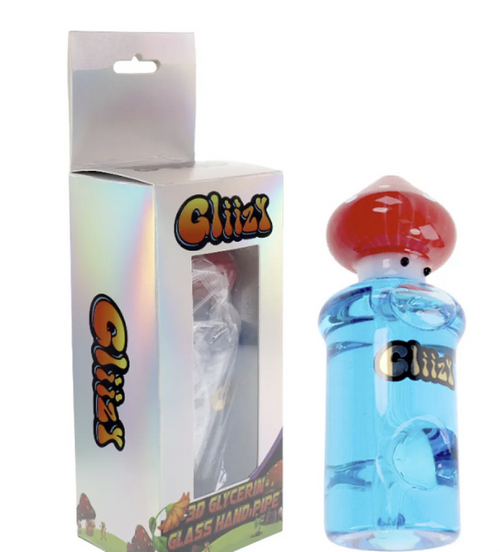 Glizzy 3D Glycerin Glass Hand Pipe - 5.1g